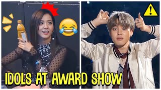 Funny Kpop Idols Being Extra At Award Show [upl. by Rye]