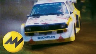 Die RallyeGeschichte des Audi Quattro [upl. by Natal541]