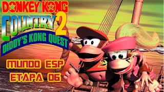 Donkey Kong Country 2  Mundo Especial  Etapa 06  Krocodile Kore 【Final Ingles】 [upl. by Yenruoc]