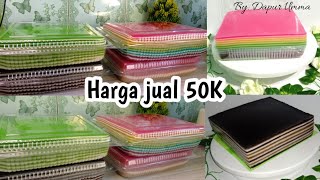 Kue Lapis  Ide Jualan  2 kg tepung  dapat segini [upl. by Yrallih]