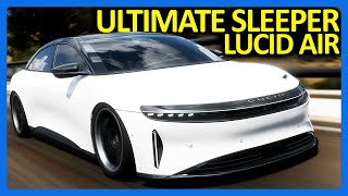 Forza Horizon 5  The FASTEST Sleeper Car FH5 Lucid Air Sapphire [upl. by Engen]