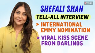 Shefali Shah Interview On EMMY Nomination VIRAL KISS Scene From Darlings FAILURES amp More [upl. by Initsed]