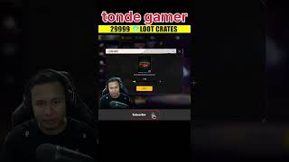 tonde gamer 2999 😱 diamond  freefire shorts [upl. by Atsira]