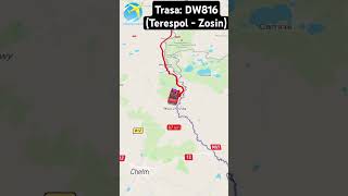 Trasa DW816 Terespol  Zosin [upl. by Nnaael]