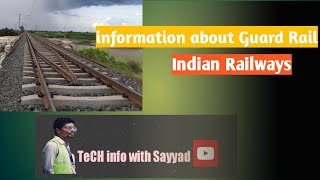 Indian Railway track detail Check Rail Guard Rail detail information [upl. by Ycnuahc]