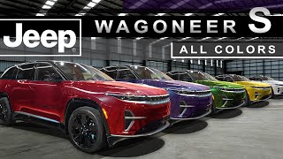 2025 Jeep Wagoneer S  All Colors Configurator for EXTERIOR amp INTERIOR [upl. by Alekram]