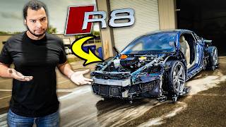 I Bought A Worthless Audi R8 To Rebuild HUGE MISTAKE [upl. by Meekar]