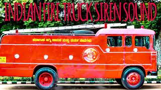 Indian Fire Truck Siren Sound Effect  Sound Of Emergency Indian Fire Brigade Sirens  Royalty Free [upl. by Anh]