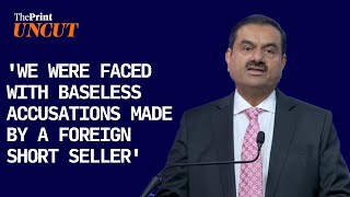 We were faced with baseless accusations made by a foreign short seller Gautam Adani [upl. by Masha]