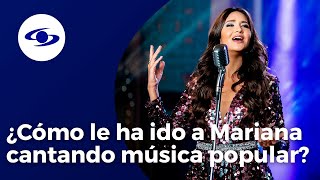 Mariana Gómez revela curiosidad sobre su experiencia cantando la música de Arelys Henao en la serie [upl. by Anauq]