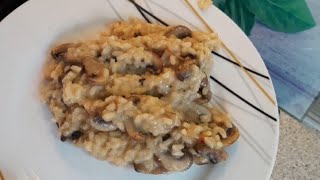 Risotto mit Pilzen auf meine Art 🧄🧅 [upl. by Asatan589]