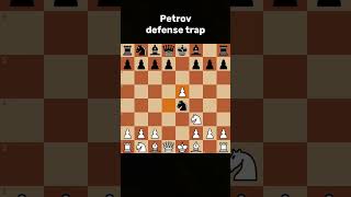 Win with Petrov defense trap [upl. by Vincents]