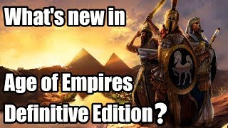 Whats new in Age of Empires Definitive Edition [upl. by Eanahc]