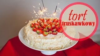 Tort truskawkowy przepis [upl. by Ilah]