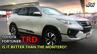 Toyota Fortuner review 24G TRD Is it better than the Montero Philippines [upl. by Pan157]