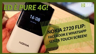 Il telefono per i nonni con Whatsapp e Facebook Nokia 2720 Flip [upl. by Haman114]