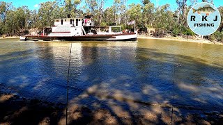 Murray River fishing in Echuca Moama [upl. by Gillead]