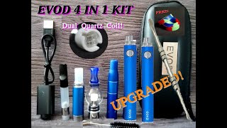 EVOD 4 IN 1 STARTER KIT INSTRUCTIONS FROM DIZNEY VAPE [upl. by Parette141]