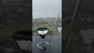 SOOTHING ASMR  with water and Basil seeds  Relaxing sipping sound asmr asmrsounds shorts [upl. by Cami]