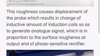 SRT 6100 Surface roughness tester [upl. by Carce]