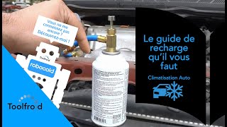 COMMENT RECHARGER MA CLIMATISATION AUTO en Gaz R134a R1234YF 12a Rechargez votre clim [upl. by Aioj783]