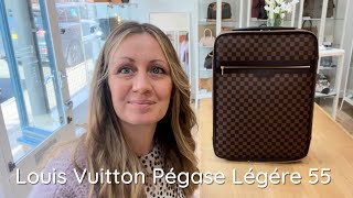 Louis Vuitton Pégase Légére 55 Review [upl. by Nilyahs481]