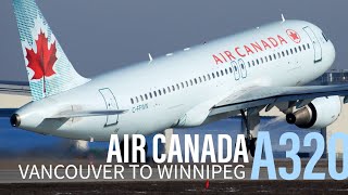 Air Canada A320 Trip Report Vancouver to Winnipeg Economy [upl. by Pena]