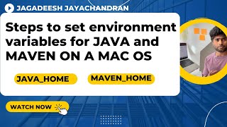 Steps to set environment variables for JAVA and MAVEN on a MAC OS M1 [upl. by Oderf218]