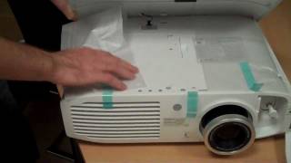 Unboxing Panasonic PTAH1000E FULL HD Beamer [upl. by Mello]