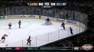 Chris Vandevelde  Flyers recent goal highlights [upl. by Anoyek]