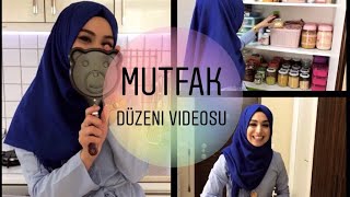 MUTFAK DÜZENİMİZ  ERZAK DOLABI DÜZENİMİZ  herşeyaşkla [upl. by Airt481]