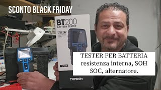 SUPER TESTER PER BATTERIE Topdon BT200 [upl. by Attenor]