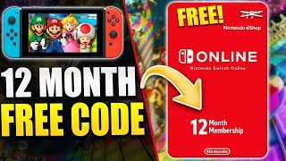 Nintendo Switch Online for FREE 12 Months FREE ➡️ Get FREE Nintendo Switch Online Membership [upl. by Blase469]