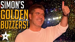 ALL SIMON COWELLS GOLDEN BUZZER Auditions from Britains Got Talent [upl. by Ainivad355]