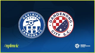 2024 NPLMVIC Round 17 Oakleigh Cannons FC v Dandenong City SC [upl. by Haskell135]