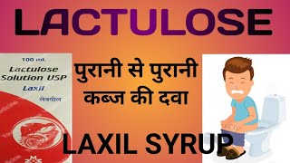 LACTULOSE SOLUTION USPLAXIL SYRUP usesdose Side Effect [upl. by Soinski389]