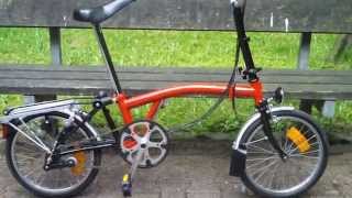 Brompton Folding Bike T5 Cycling [upl. by Nancey]