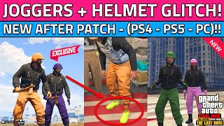 WORKING How to Get PinkOrangePurpleGreen Joggers Bulletproof Helmet Glitch Job in GTA 5 Online [upl. by Omora]