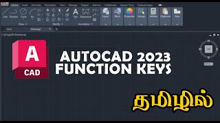 Autocad 2023 function keys in Tamil autocadtamil autocad2023functionkeys [upl. by Crysta]