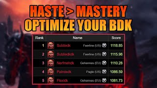 Haste The Optimal Way to Play Blood DK  Phase 1 BIS  Cata Classic [upl. by Ultann]