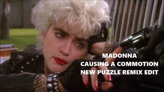 Madonna  Causing A Commotion  New Puzzle Remix Edit [upl. by Ruthanne]