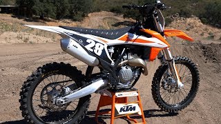 First Ride 2019 KTM 250SXF  Motocross Action Magazine [upl. by Paola125]