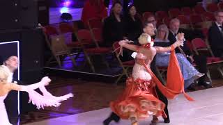 Blackpool Dance Festival Professional Ballroom 2024 Dusan Dragovic Valeria Agikyan Viennese Waltz [upl. by Yssac]