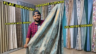 Designer Curtains at Flat Discount  Home Furnishing Items  Customized Window Curtains  Part 01 [upl. by Eanad]