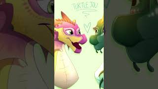 Turtle x kinkajou wof wingsoffire wingsoffireedit wofedit wofship turtle kinkajou ￼ [upl. by Nare]