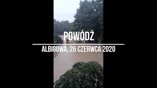 Albigowa  powódź błyskawiczna 2020 [upl. by Otes]