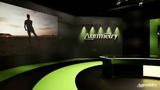 Emerald Sport Studio Unreal Engine virtual stock set  Aximmetry [upl. by Eilyac318]