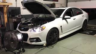 Chevy SS Single Turbo dyno pull [upl. by Schifra228]