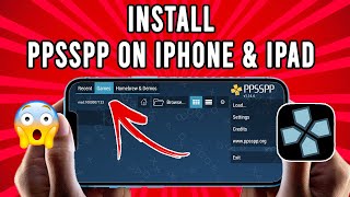 How to Install PPSSPP on iOS 17 No Computer  No Jailbreak [upl. by Encratis]