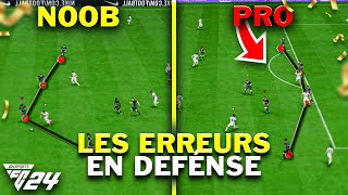 TUTO DÉFENSE FC 24  3 ERREURS À ÉVITER ABSOLUMENT  🚫 [upl. by Ynohtnacram]